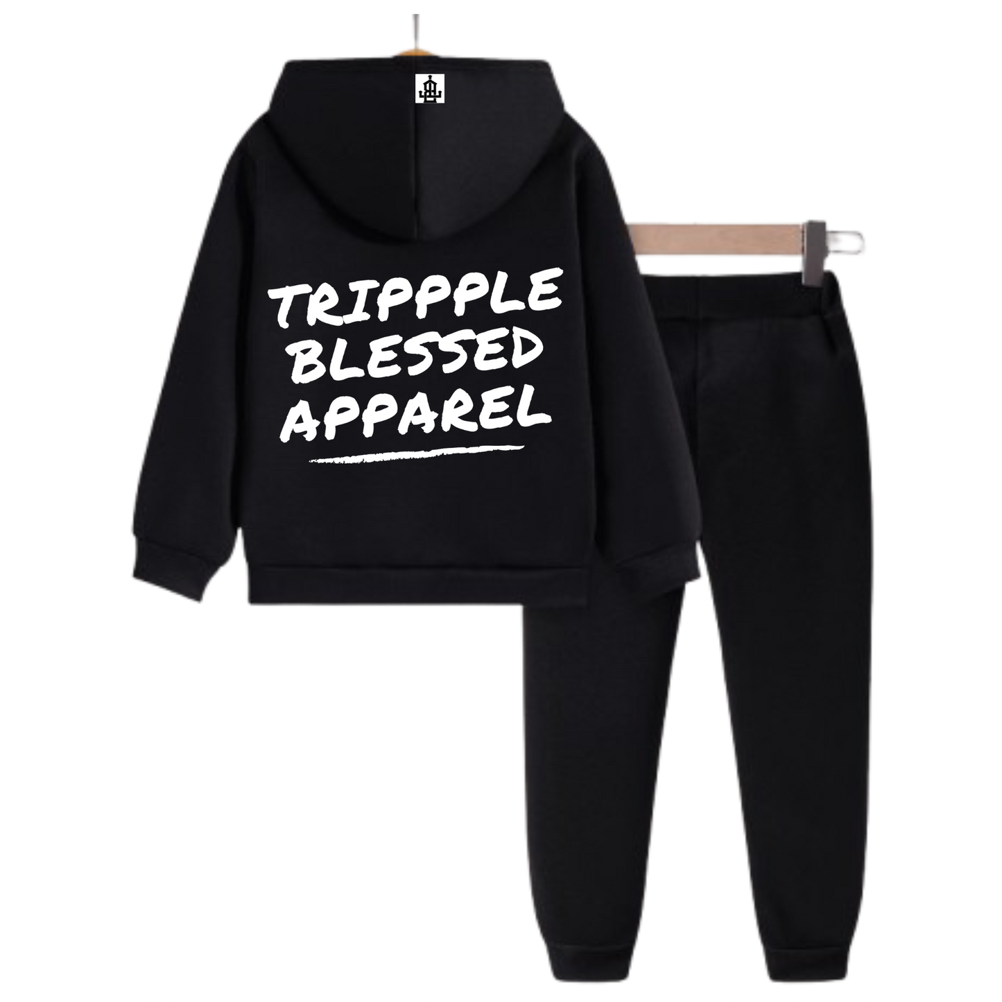 God don’t play about me kids set (black)