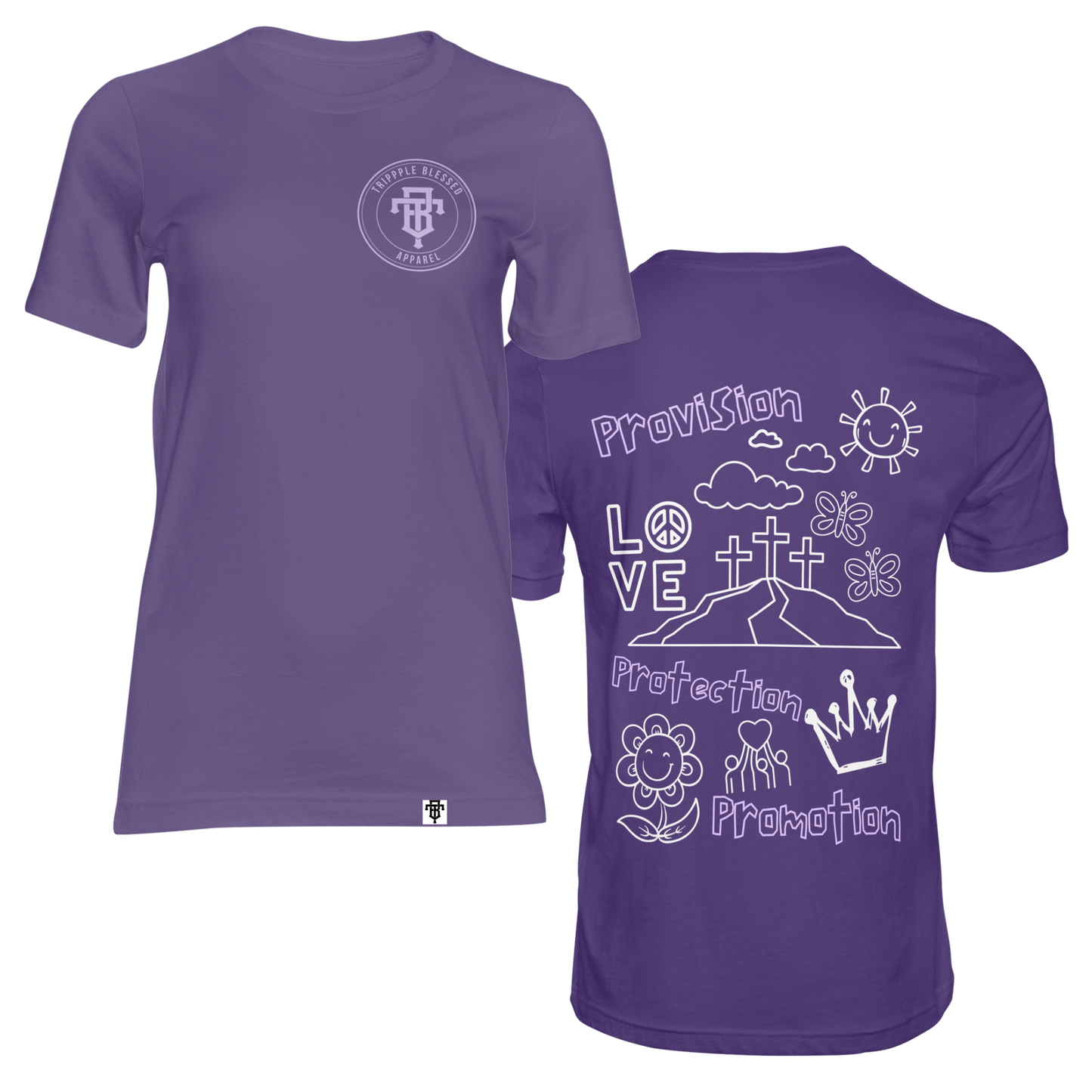 Drawing tee (purple)