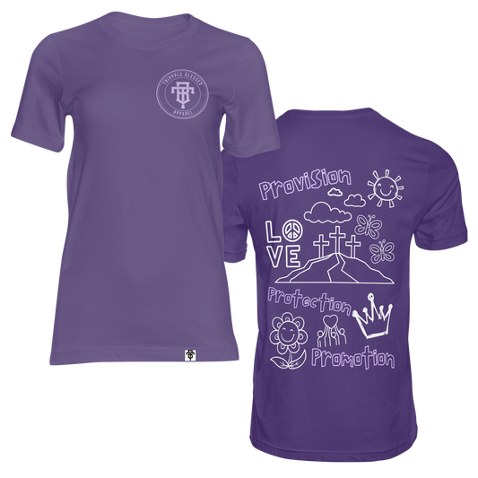 Drawing tee (purple)