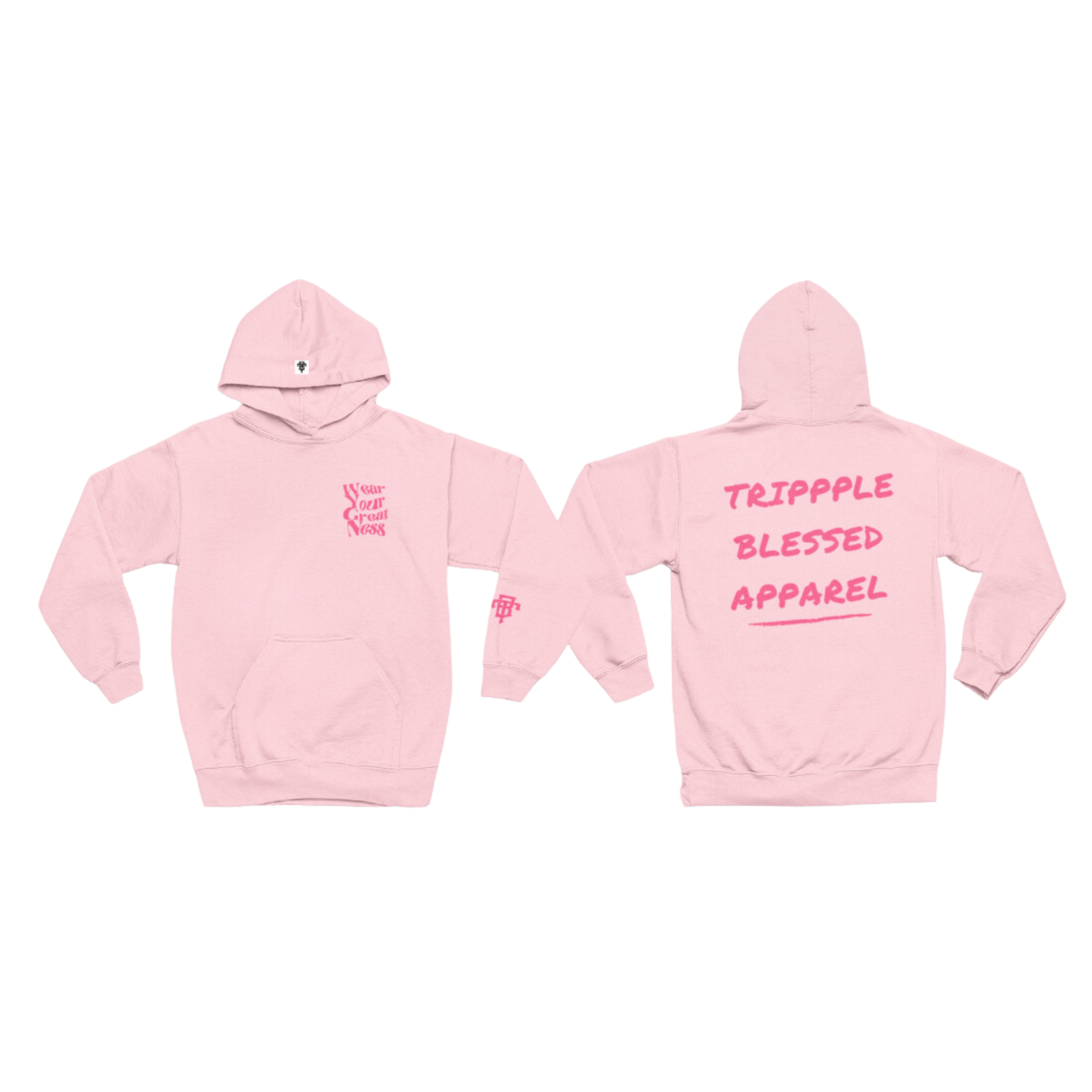 Wear Your Greatness Hoodie (pink)