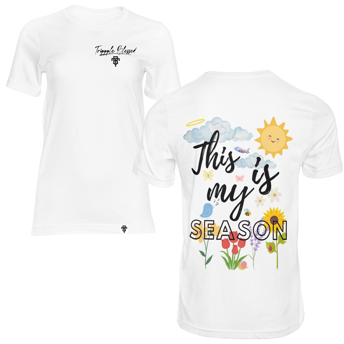 This is my Season Tee (glory cloud white)