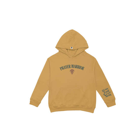 Prayer Warrior hoodie (mustard)