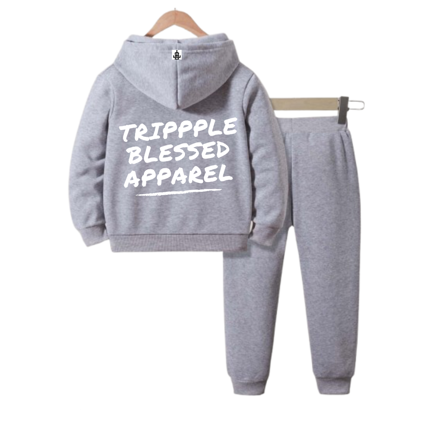 God don’t play about me kids set (gray)